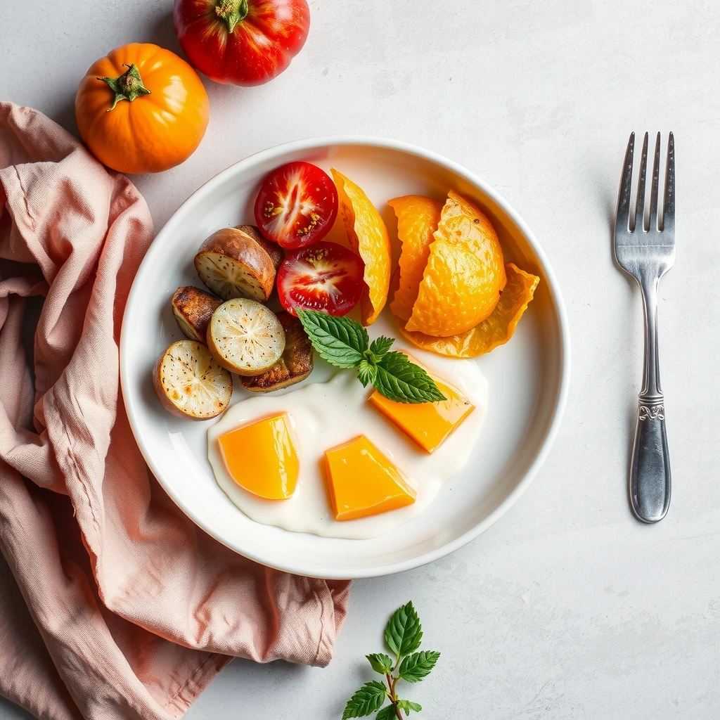 Beratungsgespräch mit gesunden Lebensmitteln